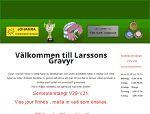 Tablet Screenshot of larssonsgravyr.se